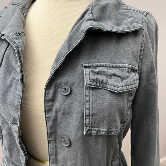 Urban Outfitters ECOTE Grey/Blue Cargo Field Jacket Sz XS - Picture 3 of 10